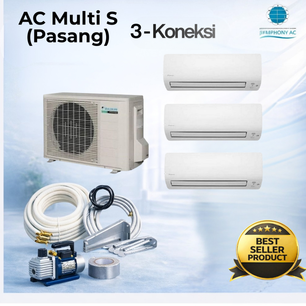 AC DAIKIN Multi S (Pasang Saja) 3 Koneksi / Pipa DAIKIN