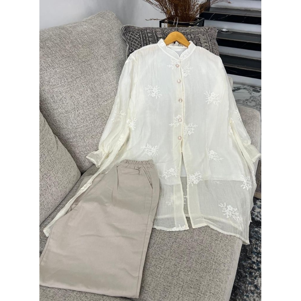 SETELAN RAYA 2IN1 by Chatifa Authentic | Setelan tencel | 100% Original