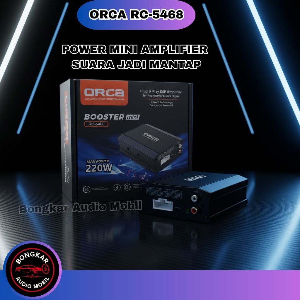 Power Mini Amplifier Orca RC -5468 PNP DSP Amplifier