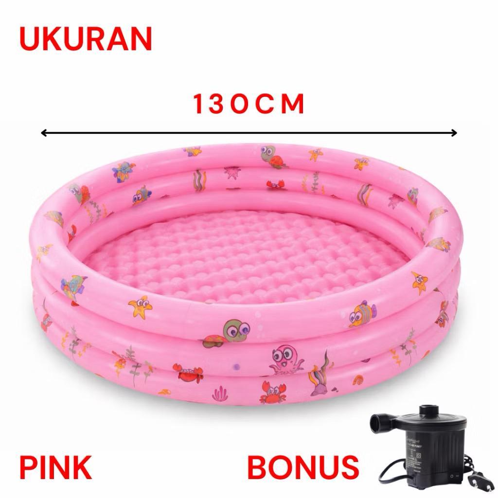 KOLAM RENANG ANAK INTIME 3 RING BULAT KOLAM BULAT GELEMBUNG