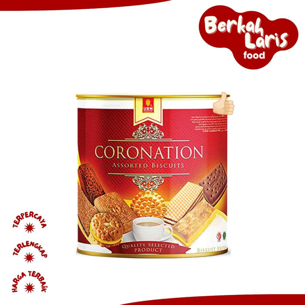 Coronation Biscuit Assorted Kaleng 450 gr