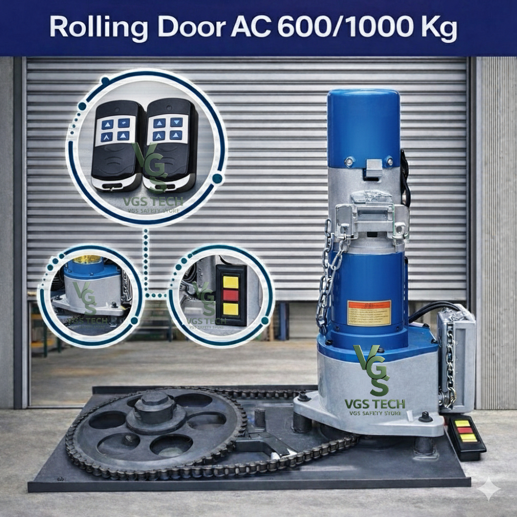Automatic Rolling Door AC 1000 Kg Mesin Rolling Door Otomatis