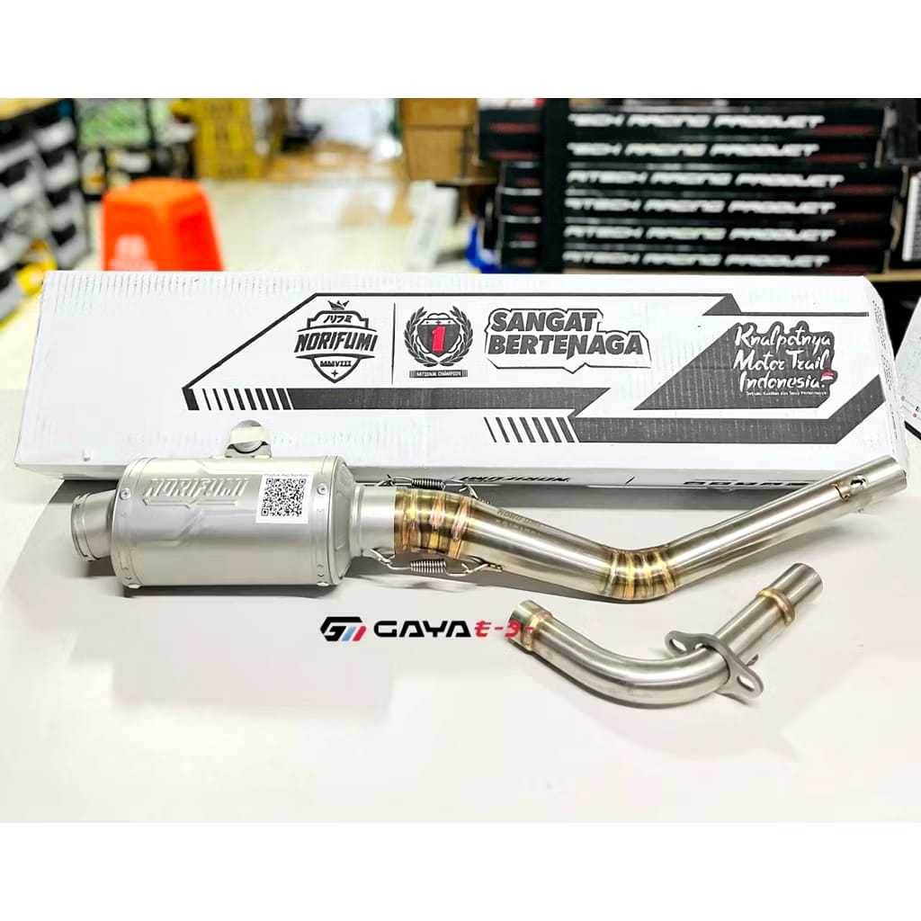 Knalpot NORIFUMI Gtx Bold Series Yamaha Jupiter Z Vega Original