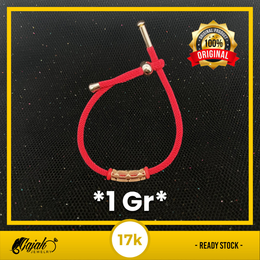 Gelang Tali Emas 17K - Toko Emas Gajah - 1 Gram 8324