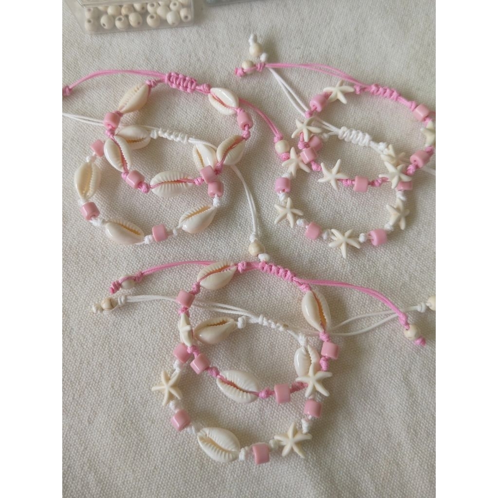 Sea bracelet  pastel| gelang couple | gelang kerang | gelang aesthetic