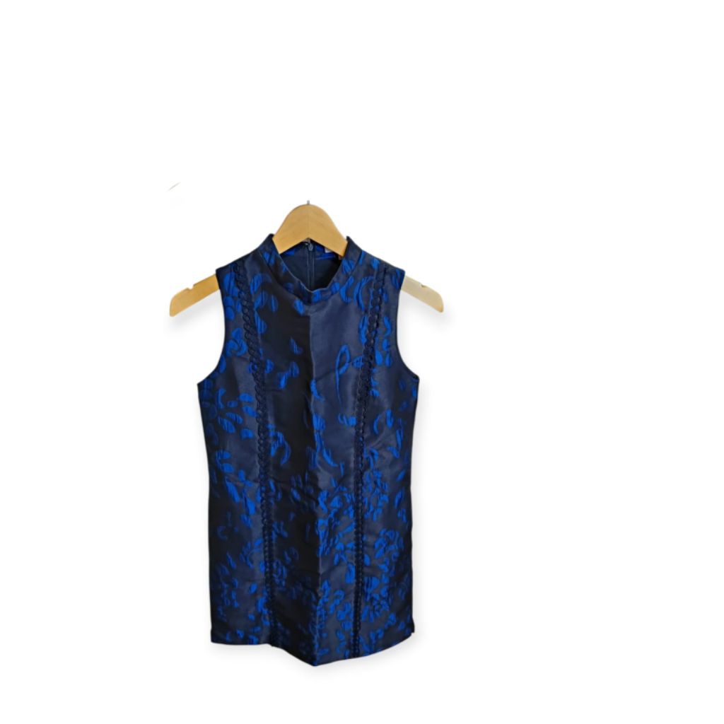 Love Bonito Black & Blue Sleeve Mini Dress