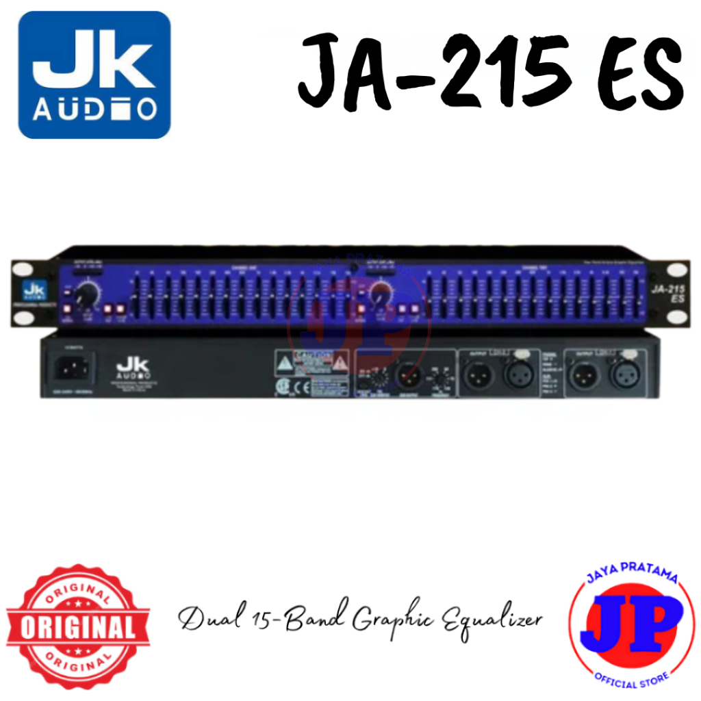 Equalizer Jk Audio JA215 ES Professional Graphic Equalizer Original JA-215