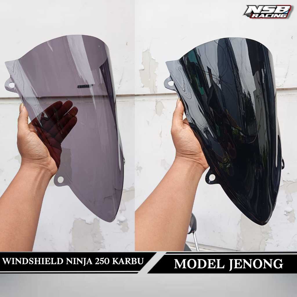 WINDSHIELD VISOR KAWASAKI NINJA 250 KARBU MODEL JENONG PNP NINJA 250 KARBU