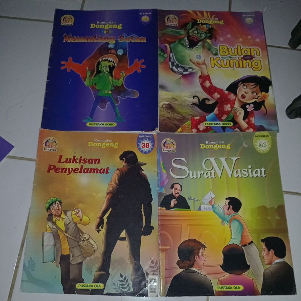 buku kumpulan dongeng bobo (pustaka ola)