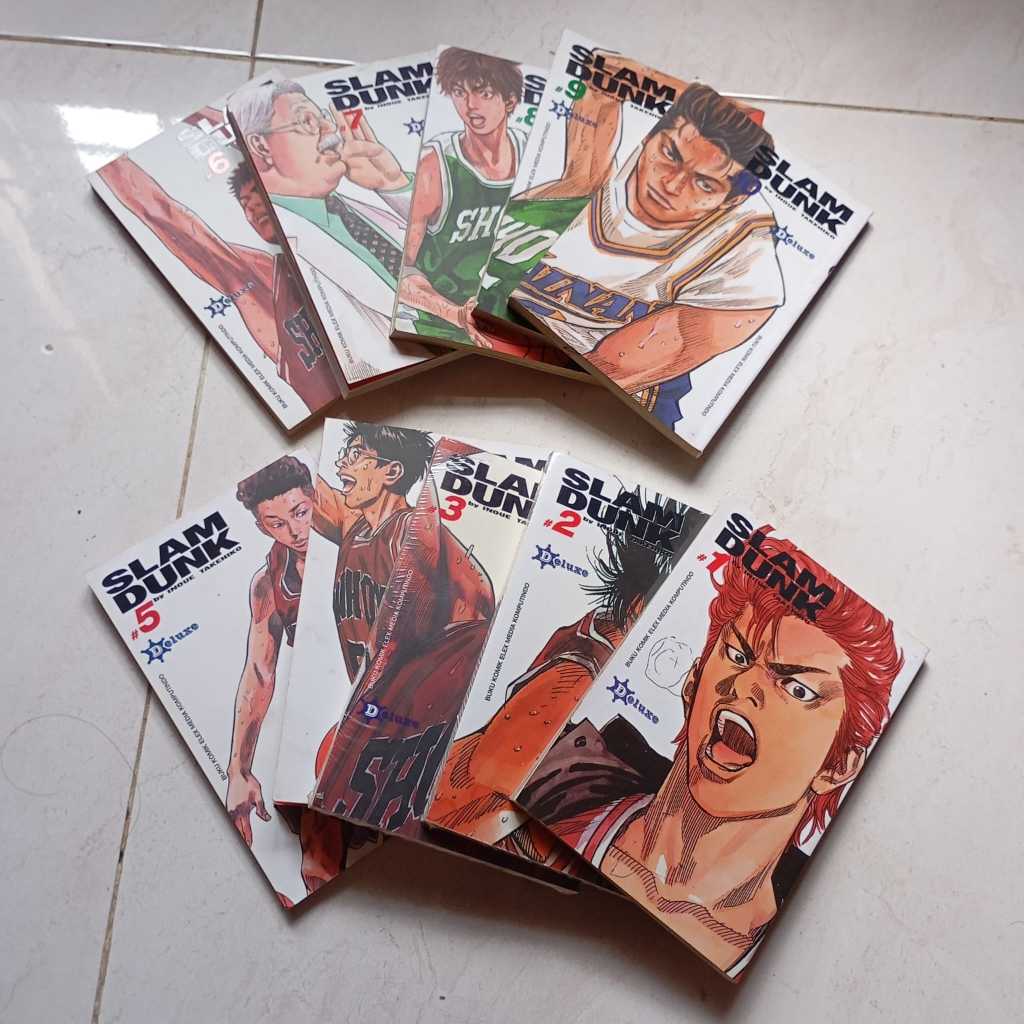 manga komik slamdunk deluxe 1-10