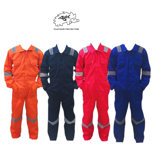 Wearpack Safety Lengan Panjang Terusan Bahan Japan Drill Wearpack Las