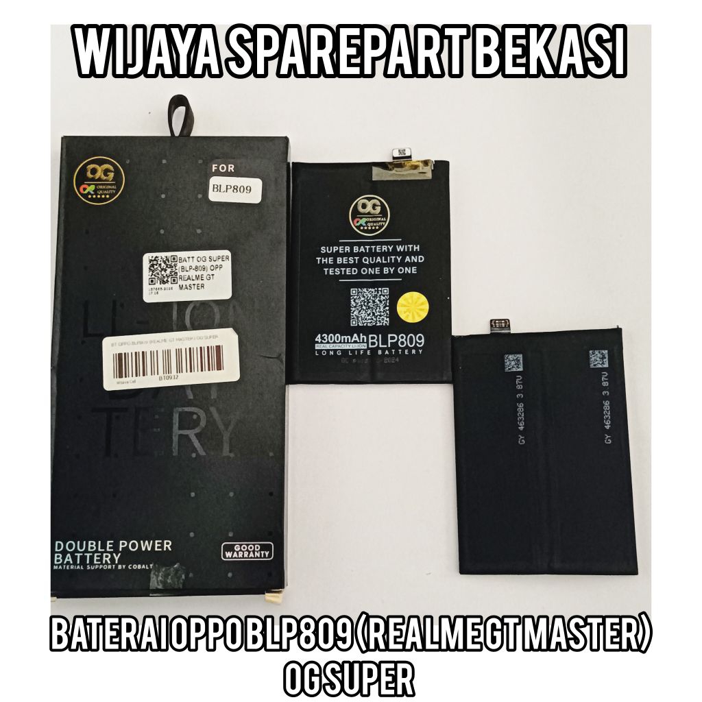 BATERAI OPPO BLP809 (REALME GT MASTER) OG SUPER