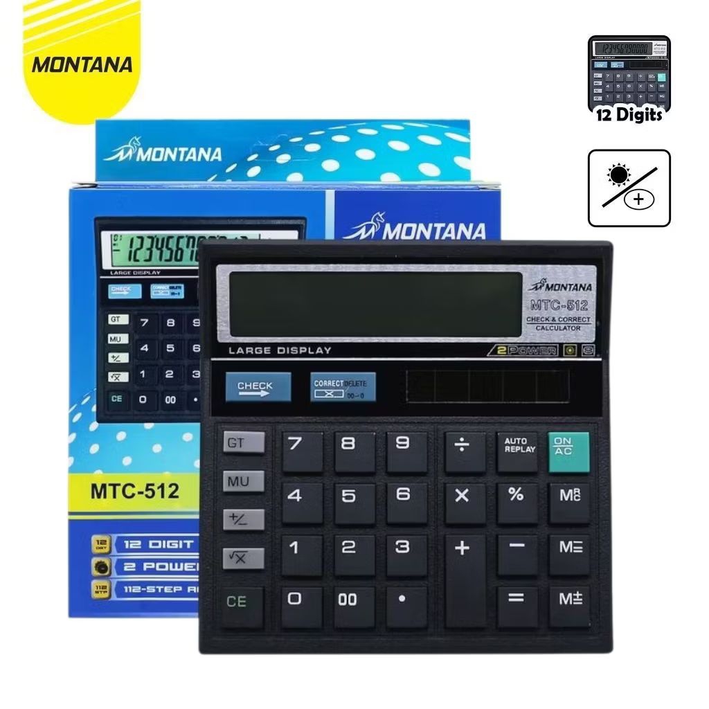 Batam Toys Kalkulator Montana 12 Digit MTC-512