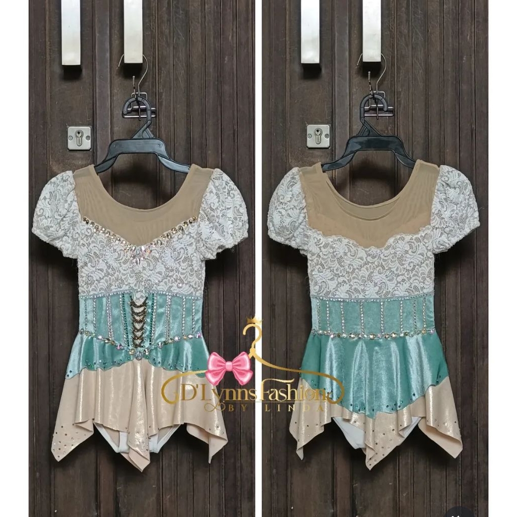 Preloved Baju Ritmik, Baju Ice Skating, Leotard