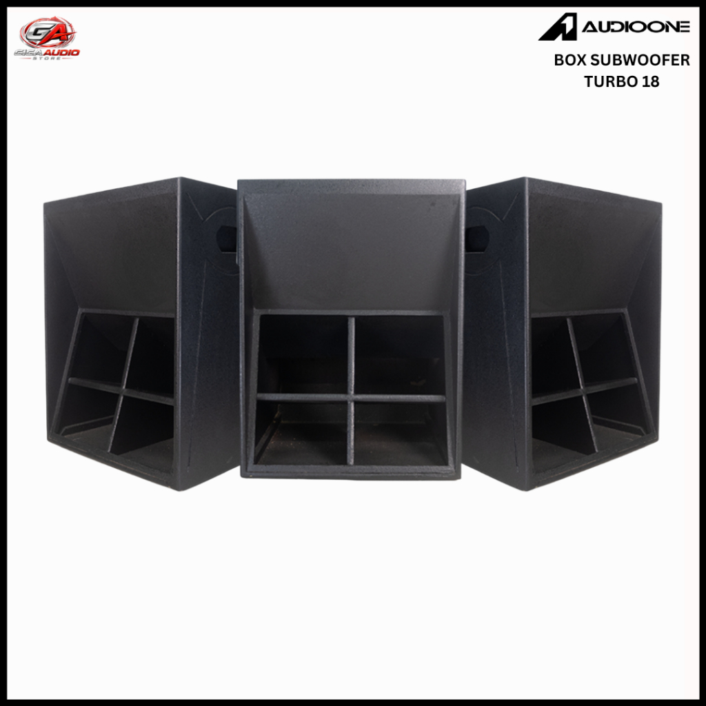 Box Kosong Subwoofer Turbo 18 Inch Pasif Kayu Meranti  Kotak Speaker Bass Sound System Kuat Kokoh GA