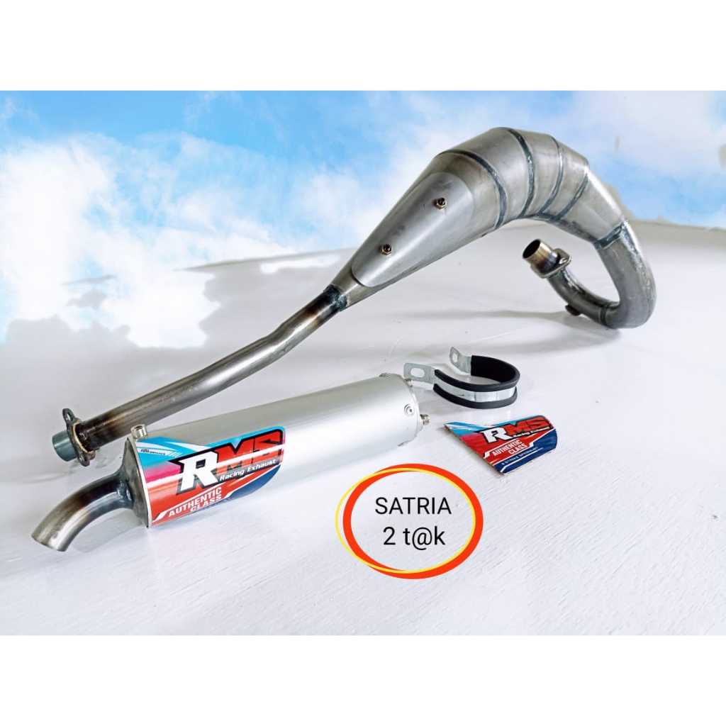 Knalpot udang trail Ninja 2 Tak , Fizr / F1z R, Rx King , Satria 2tak, Rg R , Suzuki Ts 125 Dt 100 A
