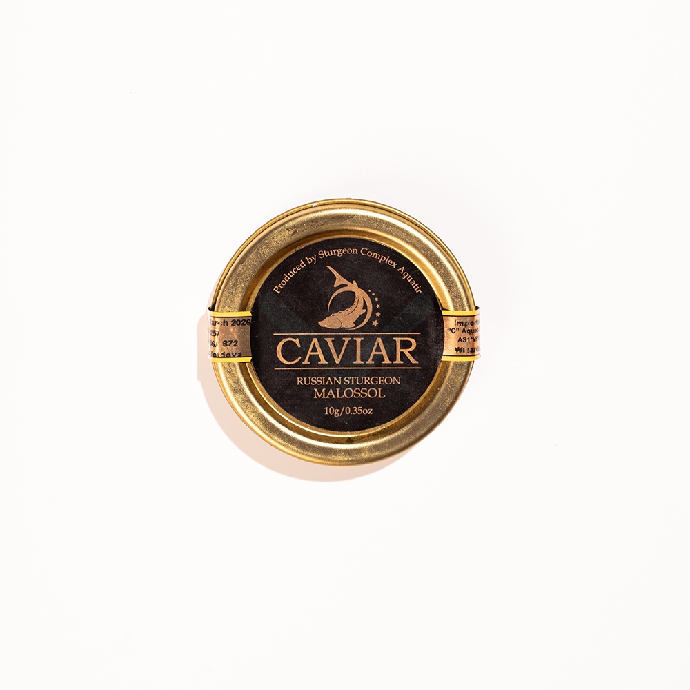 RUSSIAN STURGEON MALOSSOL 10G - Aquatir Caviar