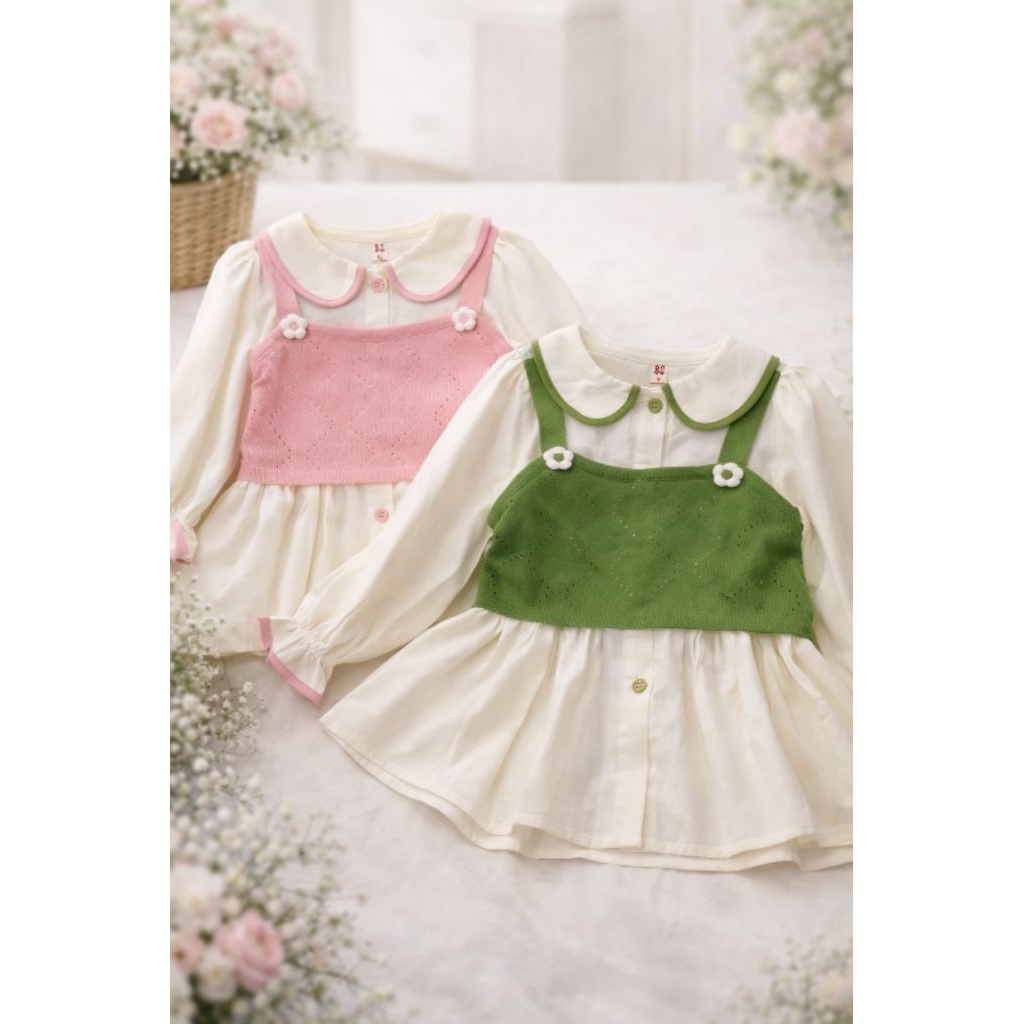 Atasan Kemeja Rompi Import Anak