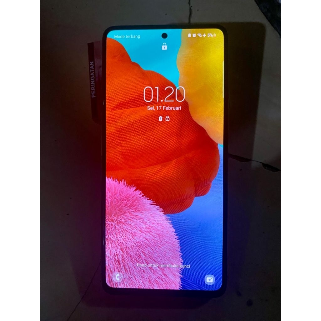 LCD+Frame SAMSUNG A51 original copotan