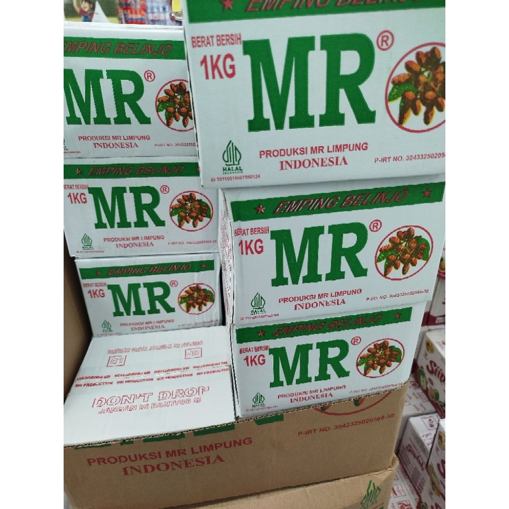 Emping Melinjo MR Mentah 1kg Kering Super Tipis dan Kecil/lebar