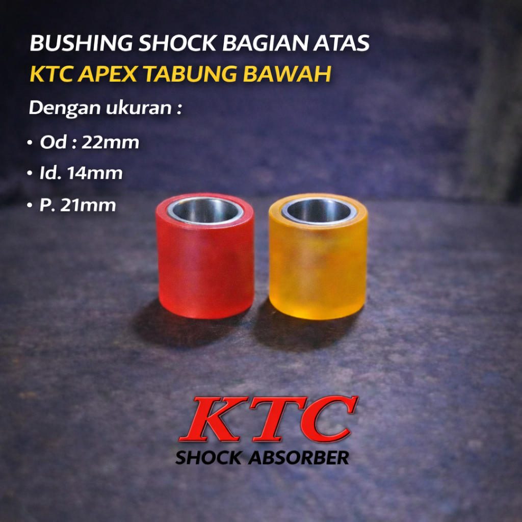 Bushing SHOCK KTC APEX TABUNG Bawah MATIC APEX  VARIO BEAT SCOOPY BEAT STREET