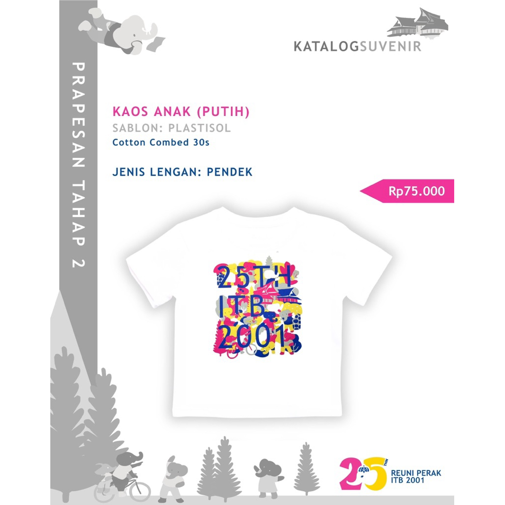 Kaos Anak - Reuni Perak ITB 2001
