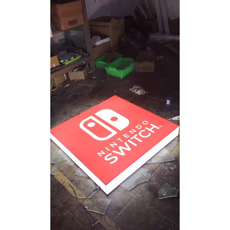 Custom NEON BOX Dinding full akrilik