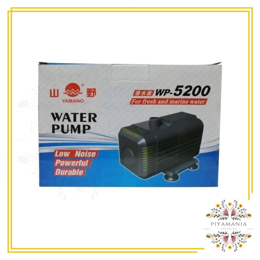 PIYAMANIA YAMANO Pompa Air WP-5200 Aquarium Hidroponik wp5200