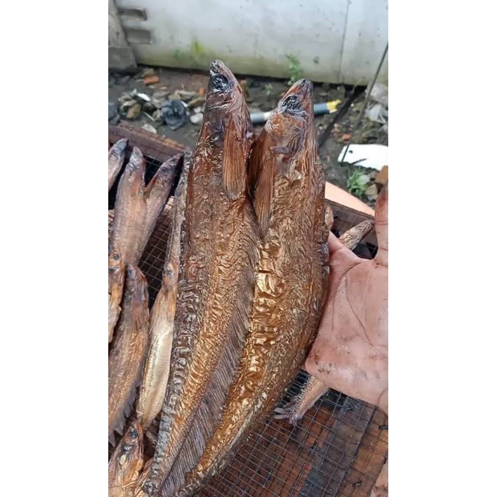 Ikan Asap Kering atau Salai Lais 1/2 kg