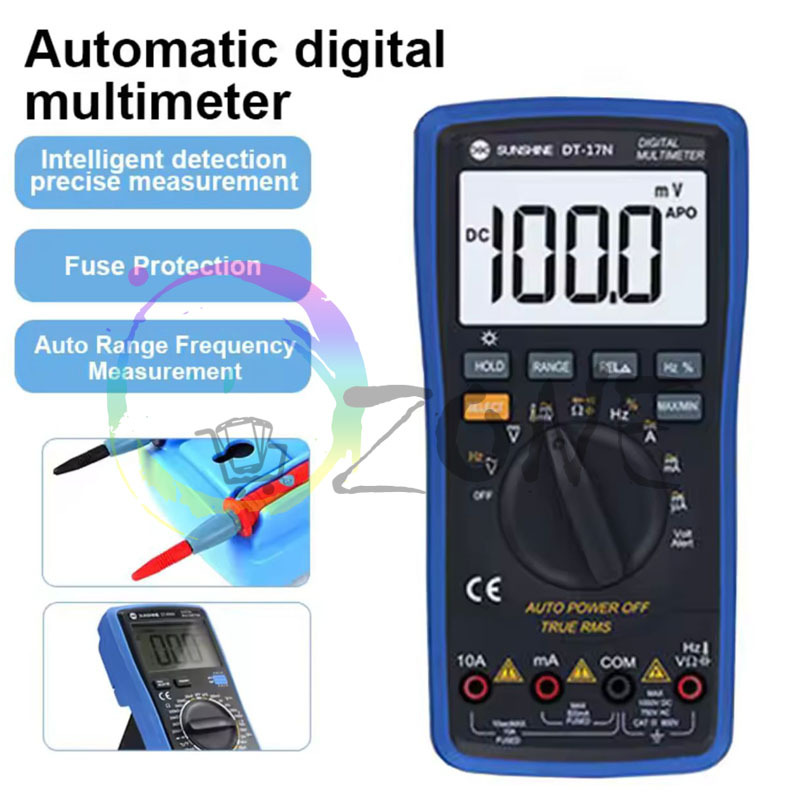 MULTITESTER MULTIMETER DIGITAL SUNSHINE DT-17N