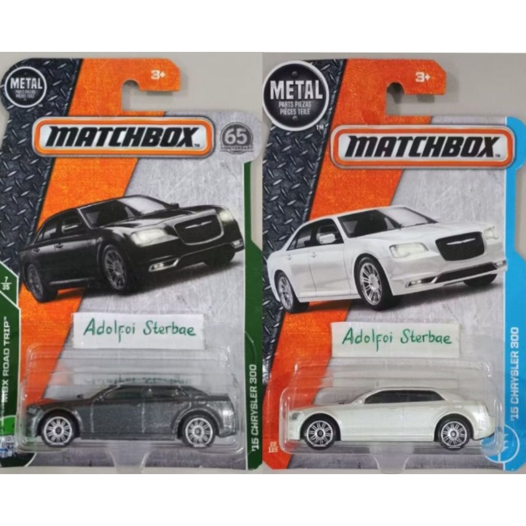 matchbox '15 chrysler 300 crysler 300 mbx road trip 65 65th anniversary sedan