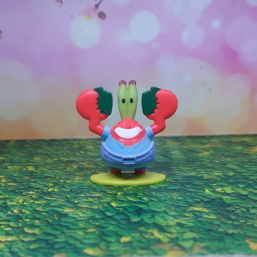 Preloved Figure tuan krabs/Mr.krabs money ori viacom mcd happy meal