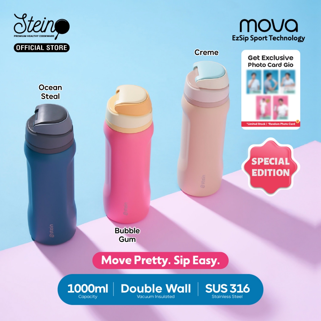 Stein Tumbler Mova 1000ml - Botol Minum Stainless 1 Liter Tahan Panas/Dingin SUS 316