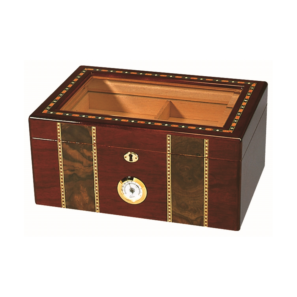 Pompeii 100ct Humidor HUM-100PR by Quality Importers - Kotak Kayu Penyimpanan