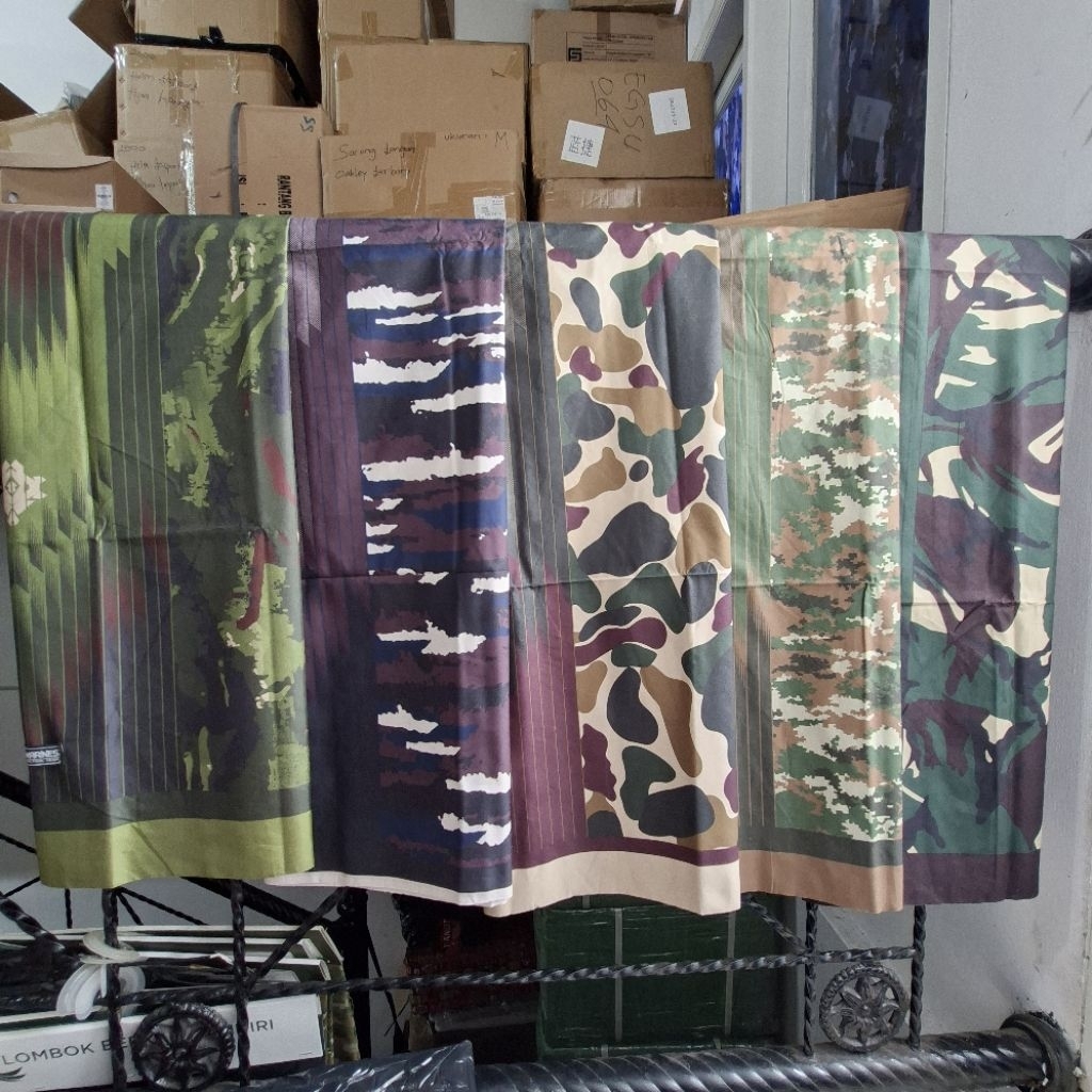 Sarung Sholat Motif Loreng TNI