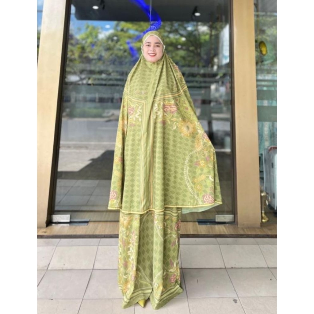 MUKENA TRAVEL MAHSURI GREEN by LINA SUKIJO