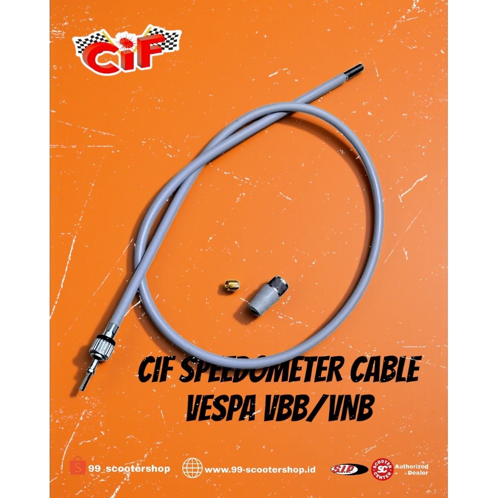 KABEL SPEEDOMETER VESPA VBB/VNB ORIGINAL CIF ITALIA