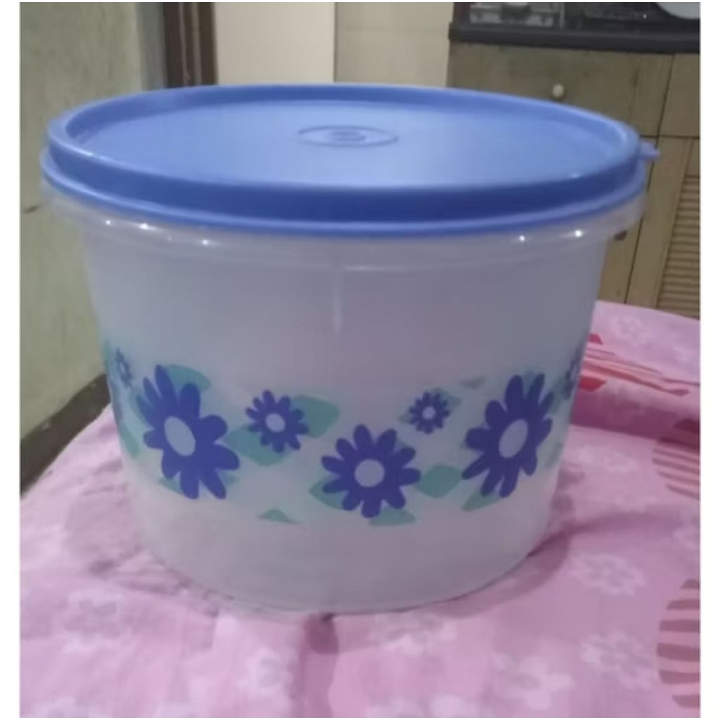 toples motif bunga tupperware New