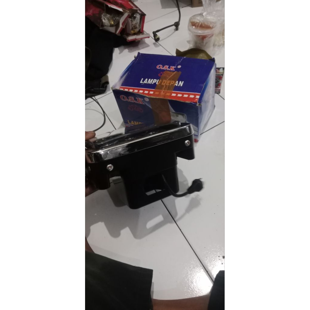 daymaker rxking lampu daymaker Honda win gl100 lampu daymaker kotak full set batok