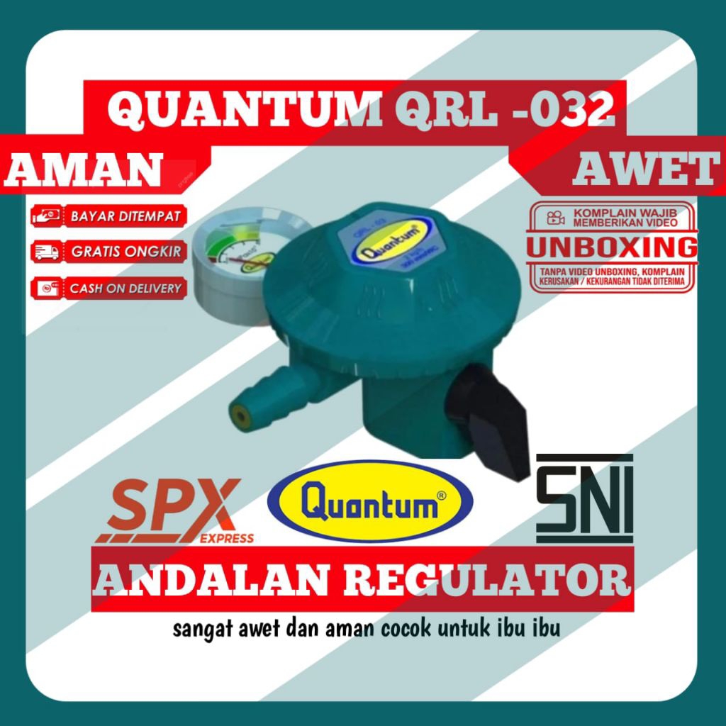 REGULATOR KOMPOR GAS - REGULATOR AWET - QUANTUM