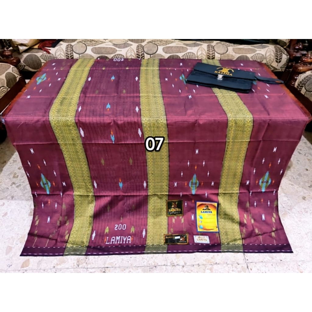 COD / SARUNG LAMIYA 200 TYPE KWG & SONGKET BAHAN MERCERIZED ori by LAMIYA (N)