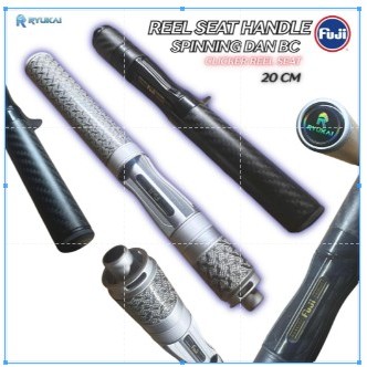 Reel Seat Fuji Carbon Set Handle Joran 20 Cm Mini Spinning Baitcasting Seri Ryukai
