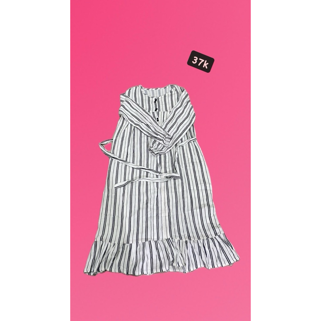 gamis garis garis