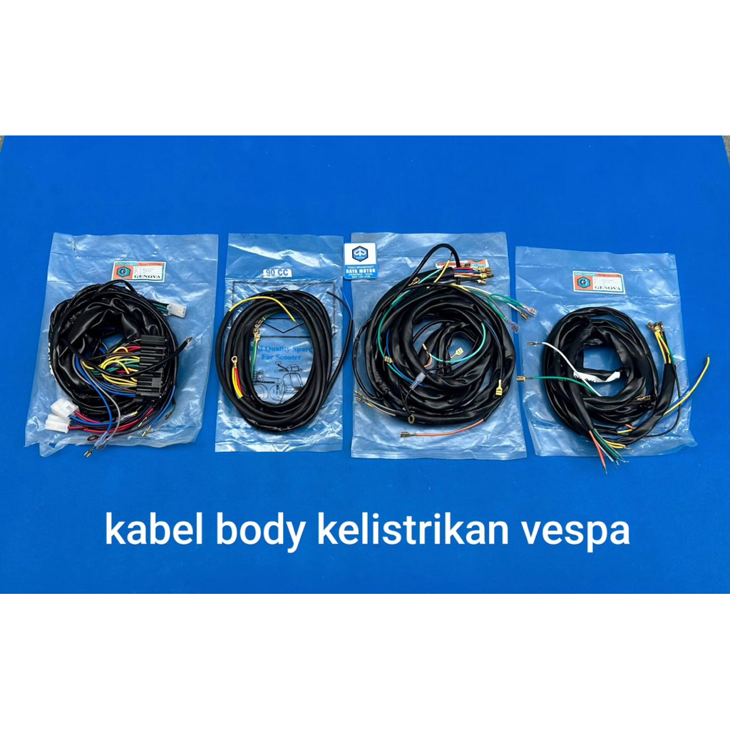 kabel body kelistrikan  vespa