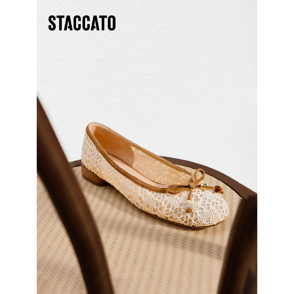 NEW TerMurah ORIGINAL Staccato Official EGV09AQ6 Woman Flat Shoes - Sepatu Wanita