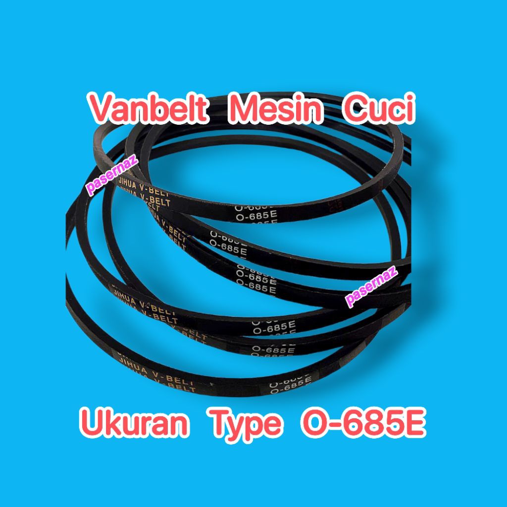 O-685E | Vanbelt Mesin Cuci | V-Belt Mesin Cuci | Belt Mesin Cuci | FanBelt Mesin Cuci O-685E | Vanb