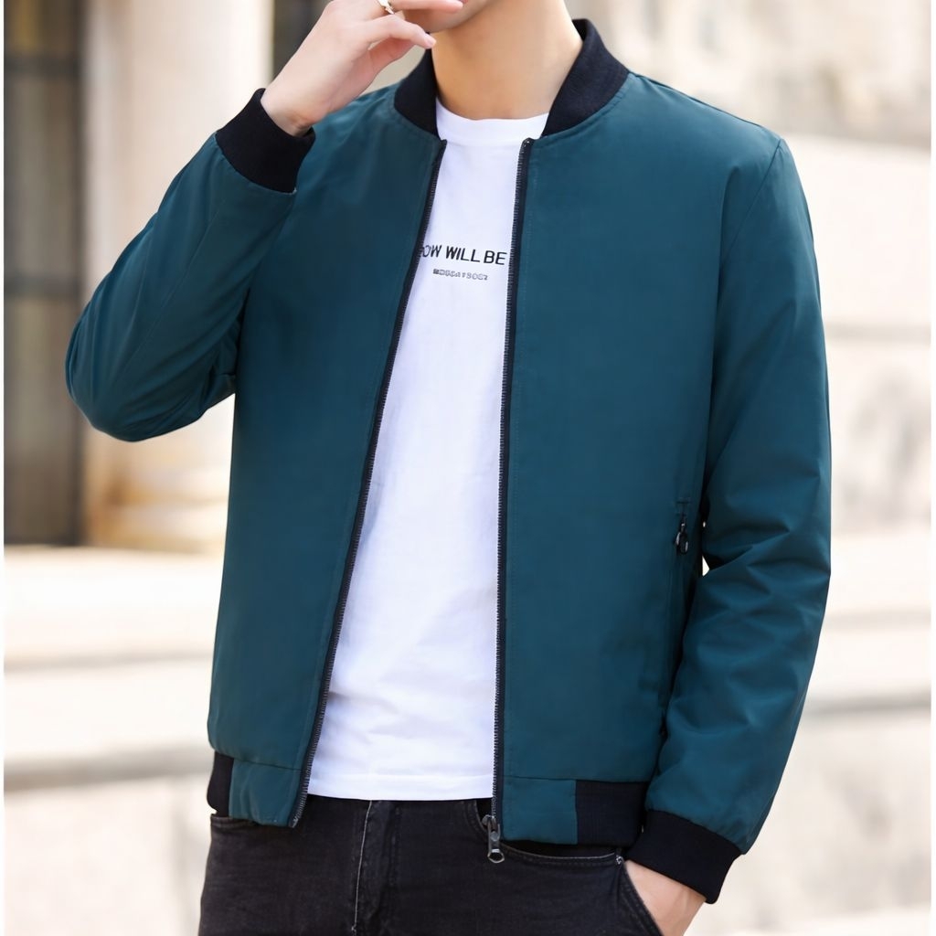 jaket pria bomber eksekutif jaket sultan jumbo m-8XL