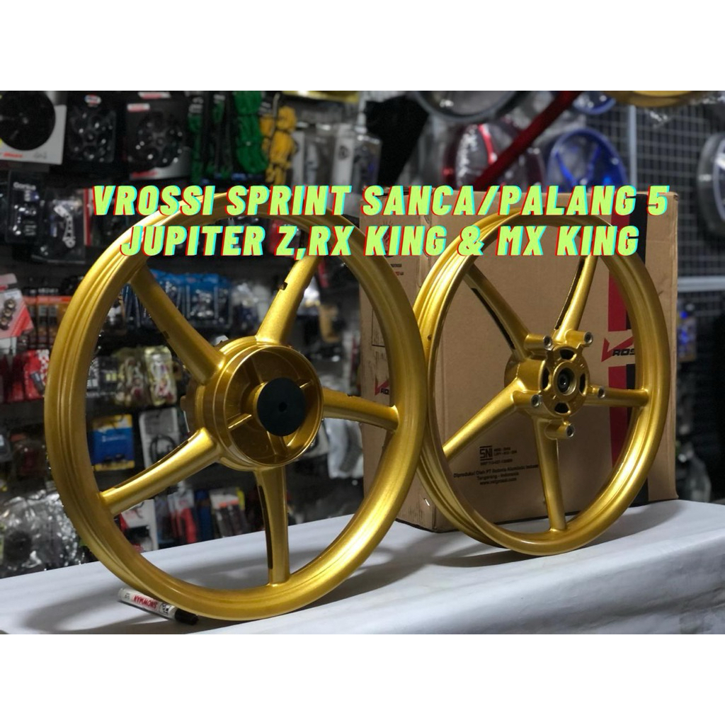 Velg Racing Vrossi Sanca (Palang 5) RX King, Jupiter MX Tromol Besar/Kecil, MX King, MX DD -satriamo