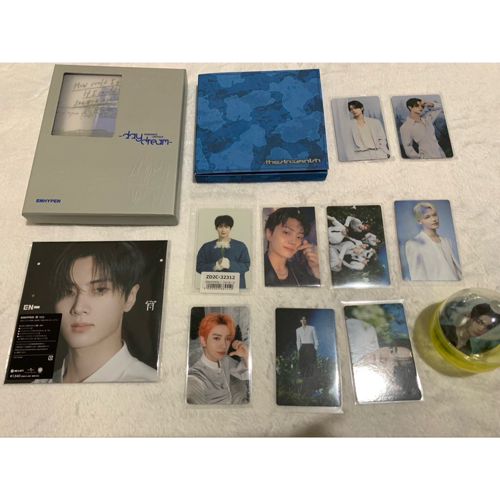 Enhypen album only (jay fugitives, day dream sunghoon, jay soljack yoi) dan official photocard