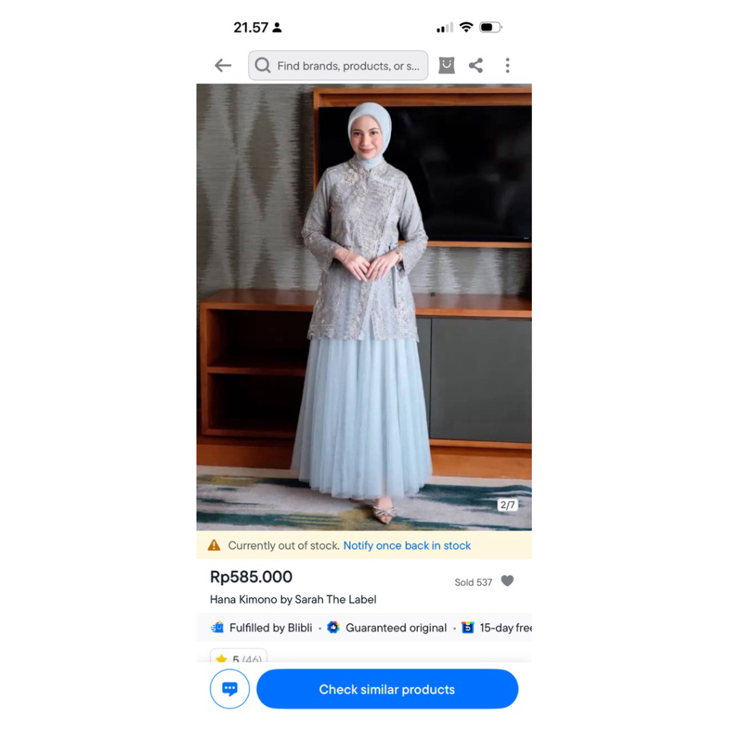 Sarah the label hana kimono